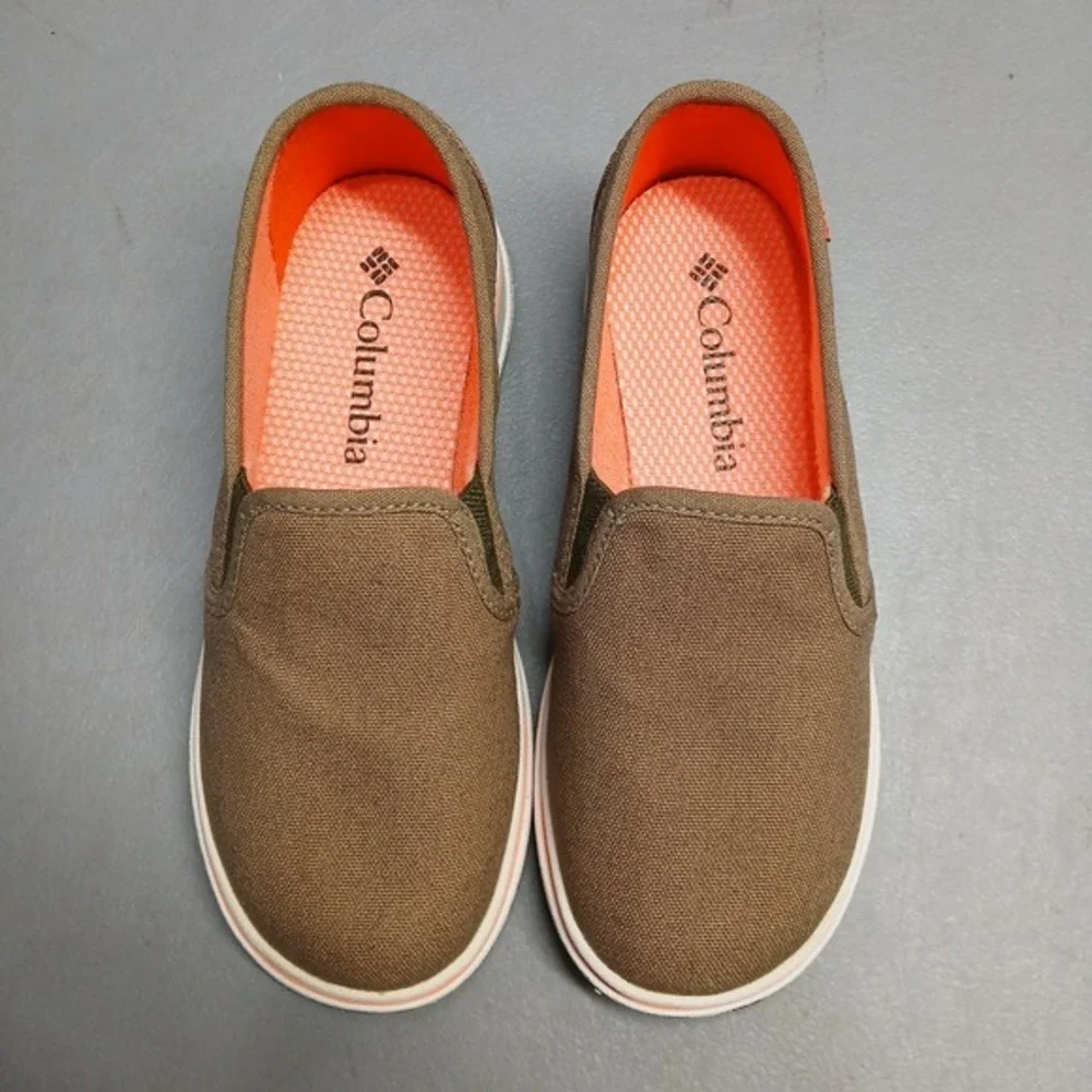 Columbia‎ Crankbait Omni-Grip Casual Sneakers Youth Size 1 Multi Canvas Slip On